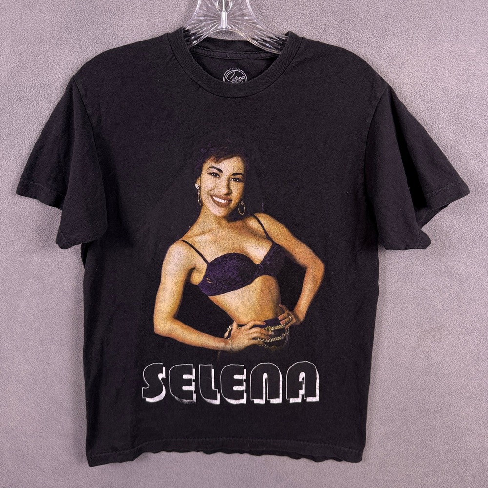 Selena Quintanilla Graphic T-Shirt Small Black Music Artist Tee